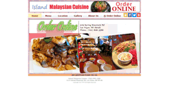 Desktop Screenshot of islandmalaysian.com